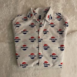 H&M Pepsi Graphic T-Shirt – 100% Cotton – XS